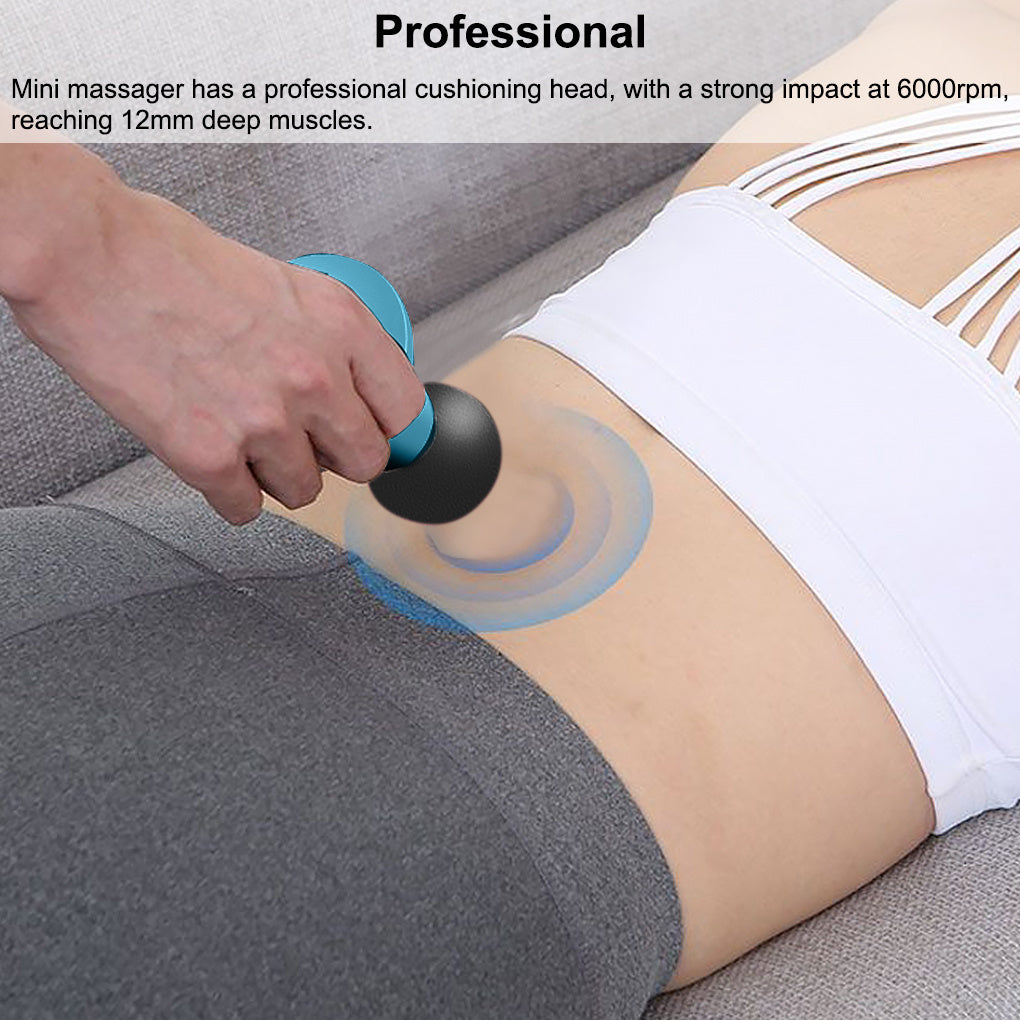 Mini Muscle Massage Gun – Deep Tissue Pain Relief for Neck, Back & Body